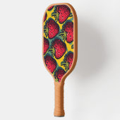 Aardbeien Pattern Fruitarian Berry aardbeien F Pickleball Paddle (Links)
