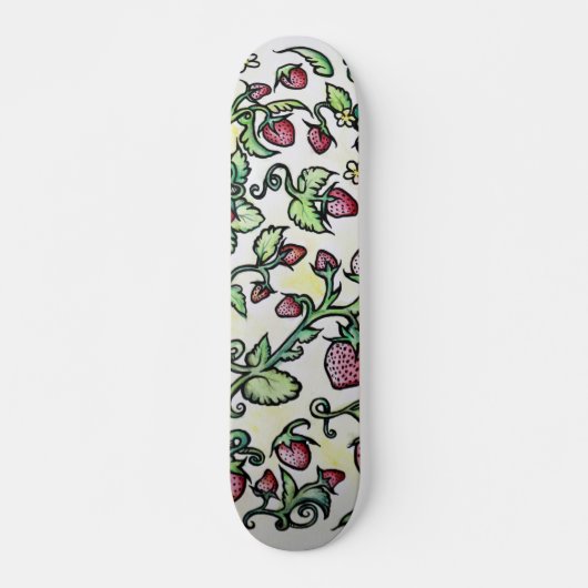 Aardbeien Persoonlijk Skateboard (Voorkant)
