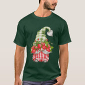 Aardbeien Pet Gnome Plaid Mode Fruit Unisex T-shirt (Voorkant)