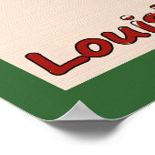 Aardbeien Ponchatoula Poster (Hoek)