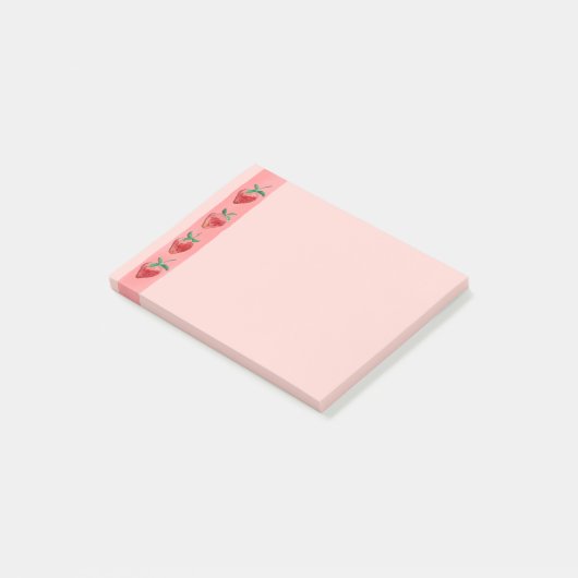 Aardbeien Post-it® Notes (Schuin)