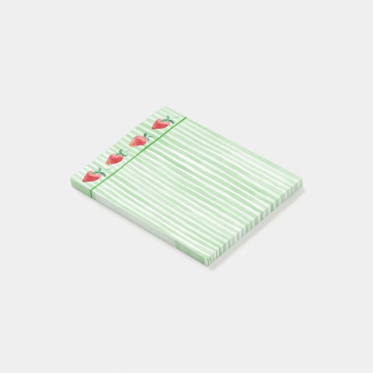 Aardbeien Post-it® Notes (Schuin)