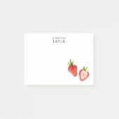 Aardbeien Post-it® Notes (Voorkant)