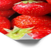 Aardbeien Poster (Hoek)