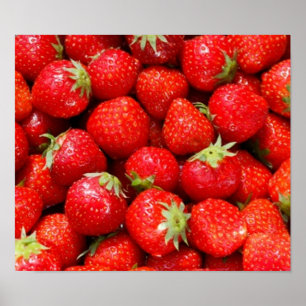 Aardbeien Poster