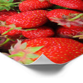 Aardbeien Poster (Hoek)