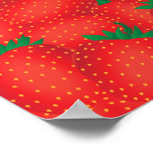 Aardbeien Poster (Hoek)