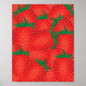 Aardbeien Poster (Voorkant)