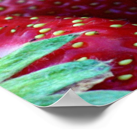 Aardbeien Poster (Hoek)