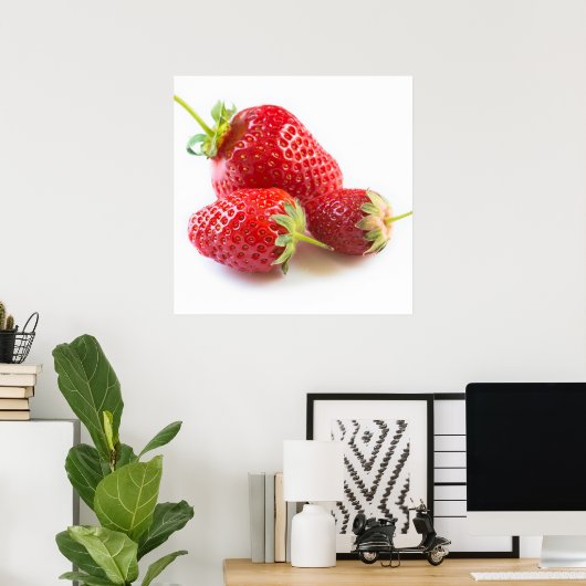 Aardbeien Poster (Thuiskantoor)