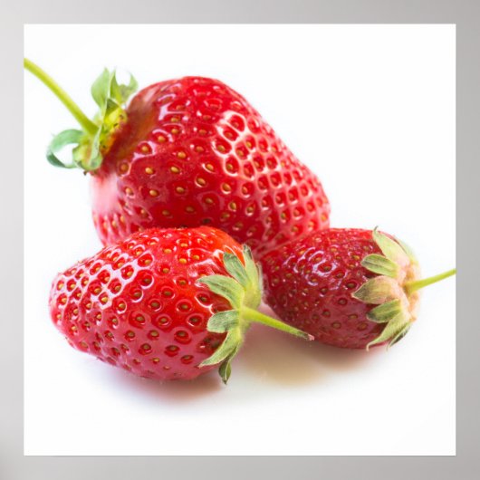 Aardbeien Poster (Voorkant)