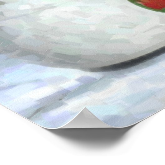 Aardbeien Poster (Hoek)