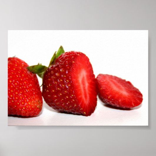 Aardbeien Poster (Voorkant)
