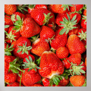 Aardbeien Poster