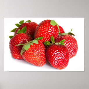 Aardbeien Poster