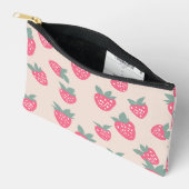 Aardbeien Potloodetui met Naam Etui (Open)