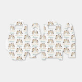 Aardbeien Regenboogdieren Oerwoud Birthday naam Bedankdoosjes (Uitgevouwen)