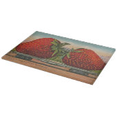 Aardbeien Reus Antieke Fruit Plezier Snijplank (Hoek)