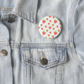 Aardbeien Ronde Button 5,7 Cm (In situ)