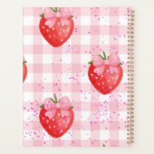 aardbeien rood en roze linten planner (Achterkant)