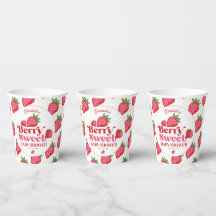 Aardbeien Rood Roze Bes Zoete Baby Shower