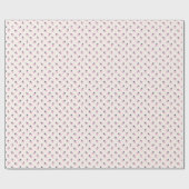 Aardbeien roze cadeaupapier (Vlak)