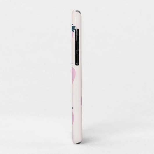 Aardbeien roze Case-Mate iPhone case (Achterkant/links)