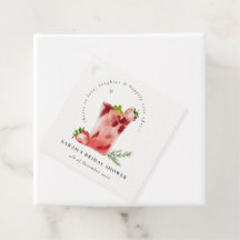 Aardbeien Roze Margarita Cocktail Bruiloftsborrel