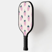 Aardbeien roze pickleball paddle (Links)