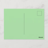 Aardbeien Serenade Roze Briefkaart (Achterkant)