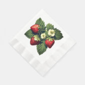 aardbeien servet (Hoek)