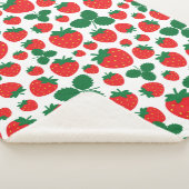 Aardbeien Sherpa Deken (3/4)