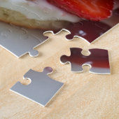 Aardbeien Shortcake Dessert Legpuzzel (Zijkant)