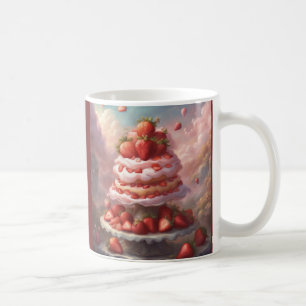 Aardbeien Shortcake Koffie en Dessert Koffiemok