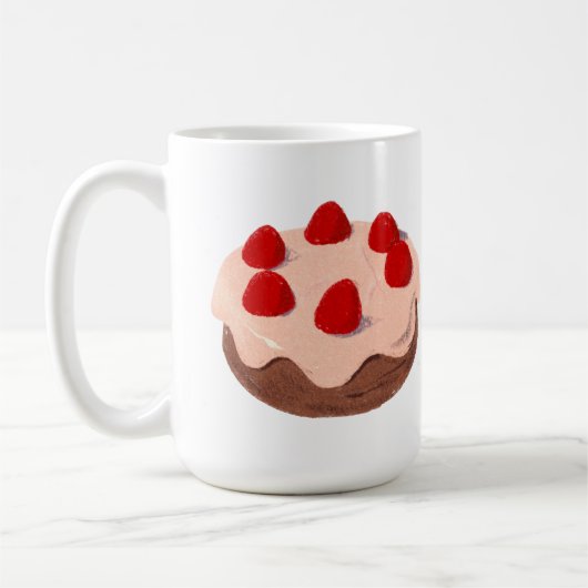 Aardbeien Shortcake Koffiemok (Links)