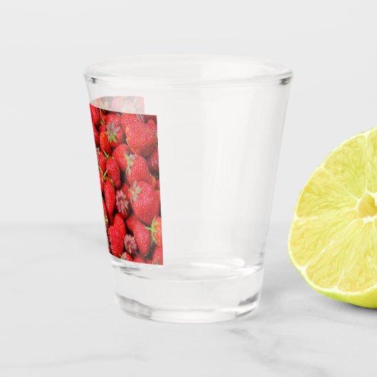 Aardbeien Shot Glas (Rechts)