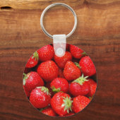 Aardbeien Sleutelhanger (Voorkant)