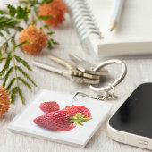 Aardbeien Sleutelhanger (Voorkant Rechts)