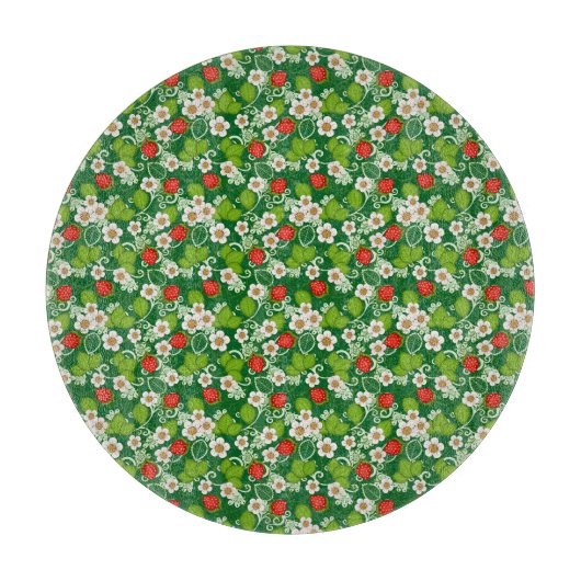 Aardbeien Snijplank (Voorkant)