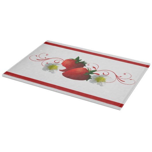 Aardbeien Snijplank (Hoek)