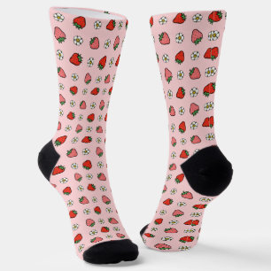 Aardbeien Sokken