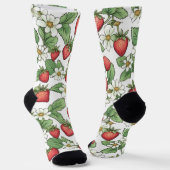 Aardbeien Sokken (Gebogen)