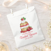 Aardbeien Sortcake Cakdessert Aardbeien Bedankzakje (Geknipt)