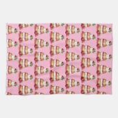 Aardbeien Sortcake Cakdessert Aardbeien Theedoek (Horizontaal)