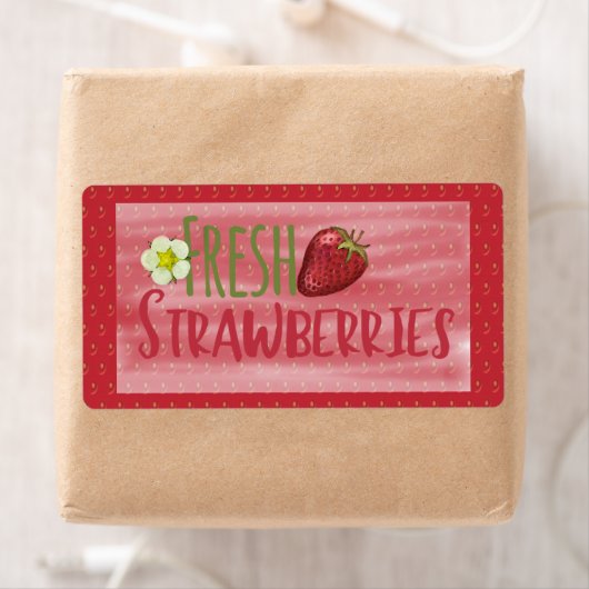 Aardbeien Sticker (Insitu)