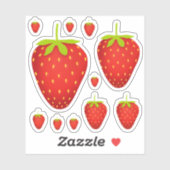 Aardbeien Sticker (Vel)