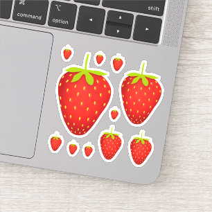 Aardbeien Sticker