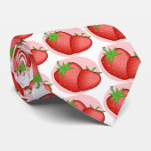 Aardbeien Stropdas (Opgerold)