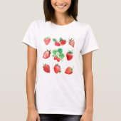 Aardbeien T-shirt (Voorkant)