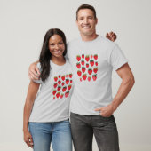 Aardbeien T-shirt (Unisex)